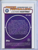 2024-25 Topps Finest UEFA Lautaro Martinez Prized Footballers