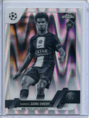 2022-23 Topps Chrome UEFA Warren Zaire-Emery Black & White Ray Wave