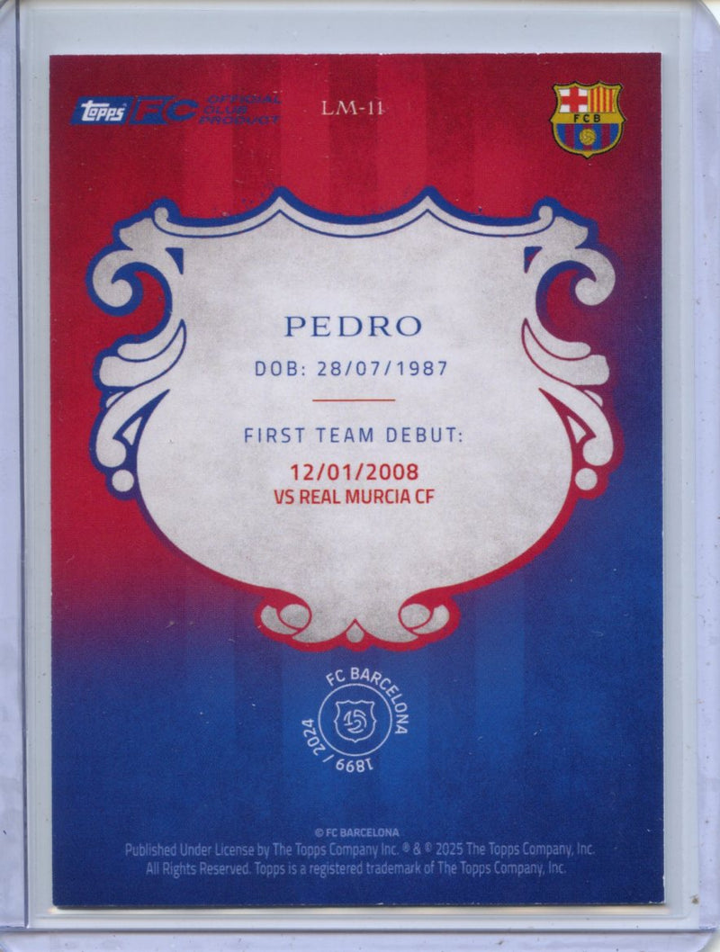 2024-25 Barcelona 125th Anniversary Pedro Rodríguez La Masia