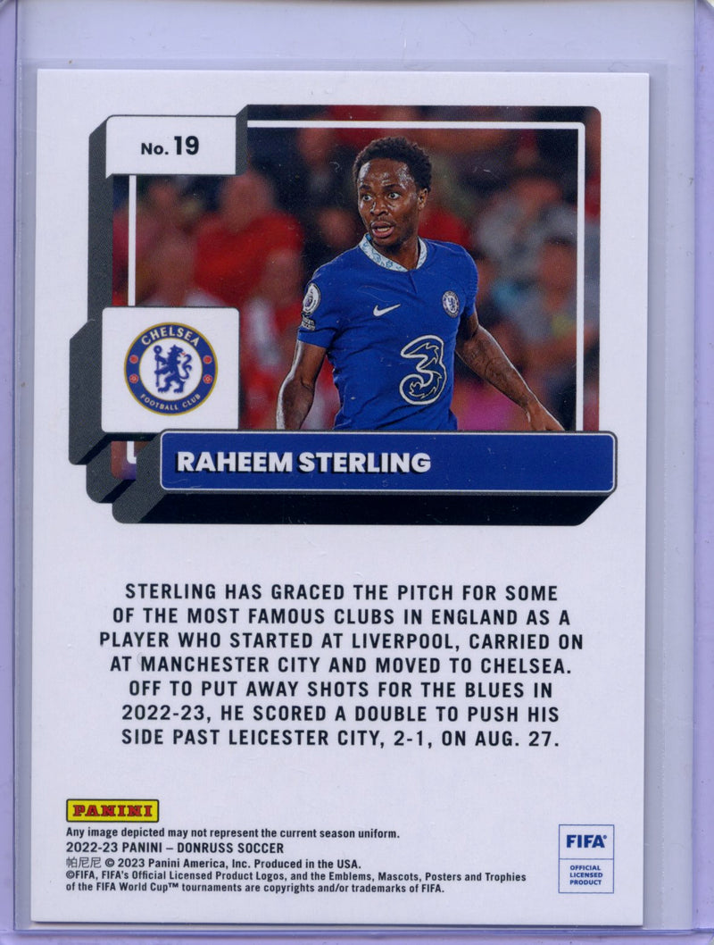 2022-23 Donruss FIFA Raheem Sterling Red 57/99
