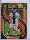 2024-25 Panini Select Serie A Dennis Man Mezzanine Red Wave 23/38
