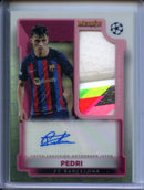 2022-23 Topps Merlin Chrome Pedri Merlin's Match Ball Signatures