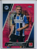 2021-22 Topps Chrome Bundesliga Soccer Amos Pieper Magenta Wave 252/399