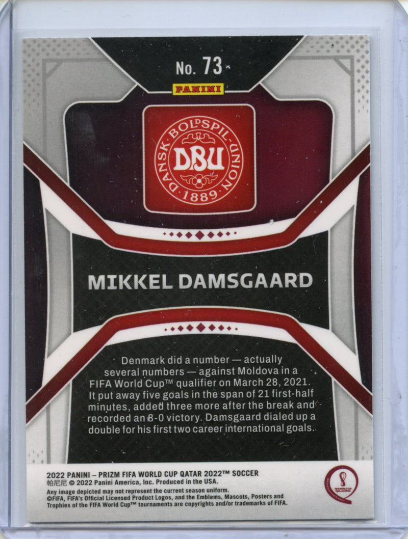 2022 Panini Prizm FIFA World Cup Qatar Mikkel Damsgaard