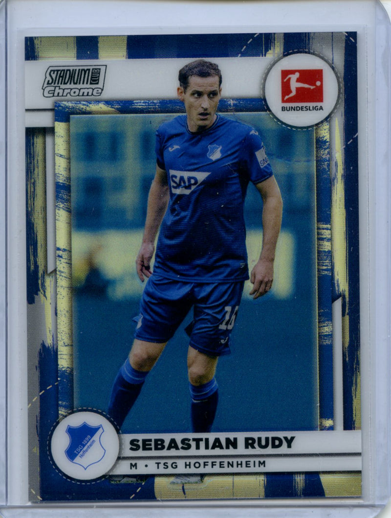 2021-22 Topps Bundesliga Stadium Club Chrome Sebastian Rudy Ball Artists