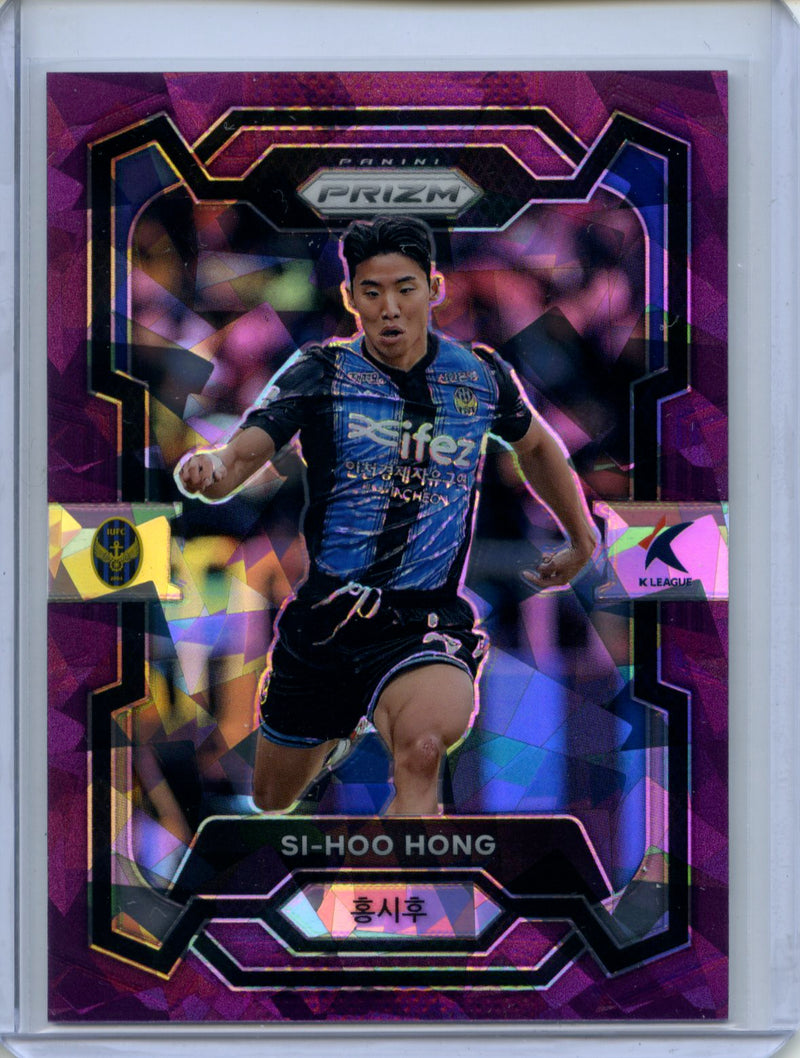 2024 Prizm K-League Soccer Si-Hoo Hong Purple Ice Prizm 8/49