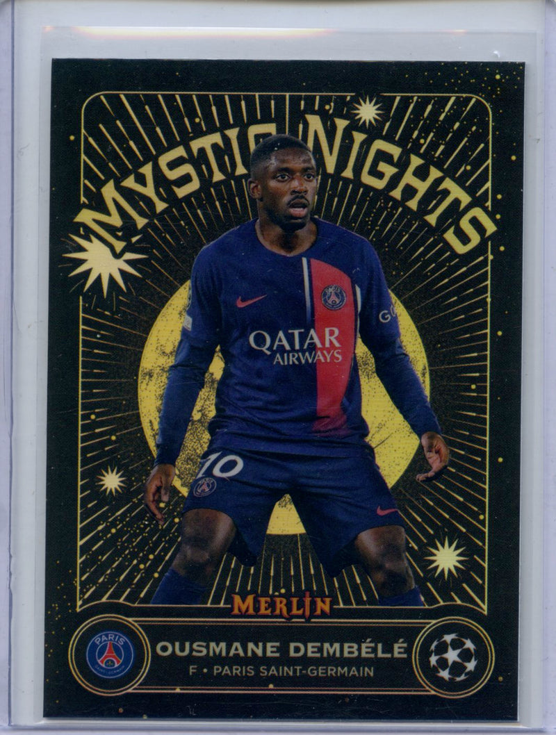 2023-24 Topps Merlin UEFA Ousmane Dembele Mystic Nights