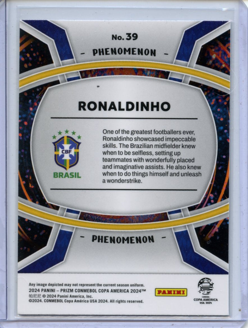 2024 Panini Prizm Copa America Ronaldinho Phenomenon