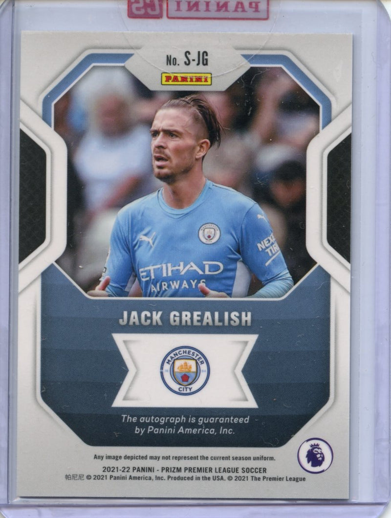 2022-23 Prizm Premier League Jack Grealish Signatures