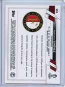 2022-23 Topps Chrome UEFA Santiago Gimenez Black & White Ray Wave