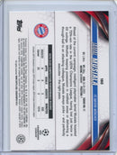 2023-24 Topps Chrome UEFA Jamal Musiala Aqua Prism Refractor