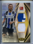2021-22 Topps Tier One Bundesliga Manuel Prietl Tier One Dual Relic 3/25
