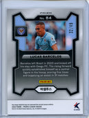 2024 Prizm K-League Soccer Lucas Barcelos Purple Ice Prizm 32/49