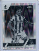 2022-23 Topps Chrome UEFA David SIlva Black & White Ray Wave