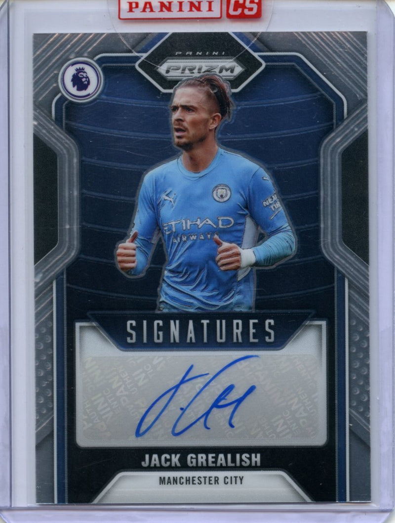 2022-23 Prizm Premier League Jack Grealish Signatures