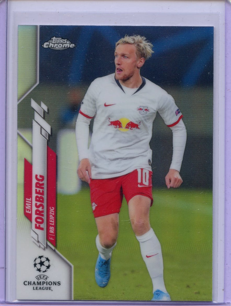 2019-20 Topps Chrome UEFA CL Emil Forsberg Refractor