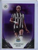 2023-24 Topps UEFA CC Joelinton Purple Foilboard 77/299