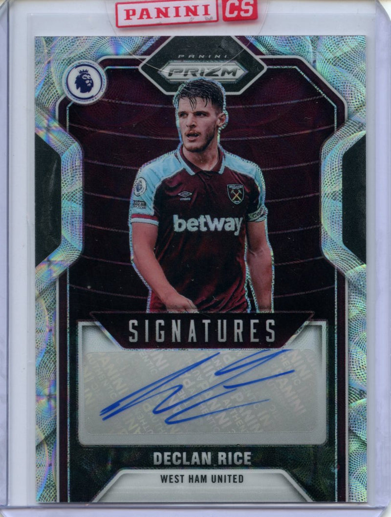 2022-23 Prizm Premier League Declan Rice Signatures Choice