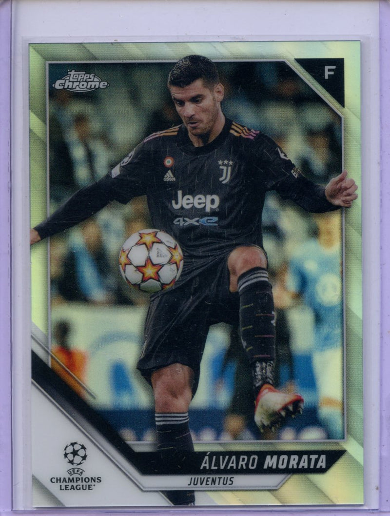 2021-22 Topps Chrome UEFA CL Alvaro Morata Refractor