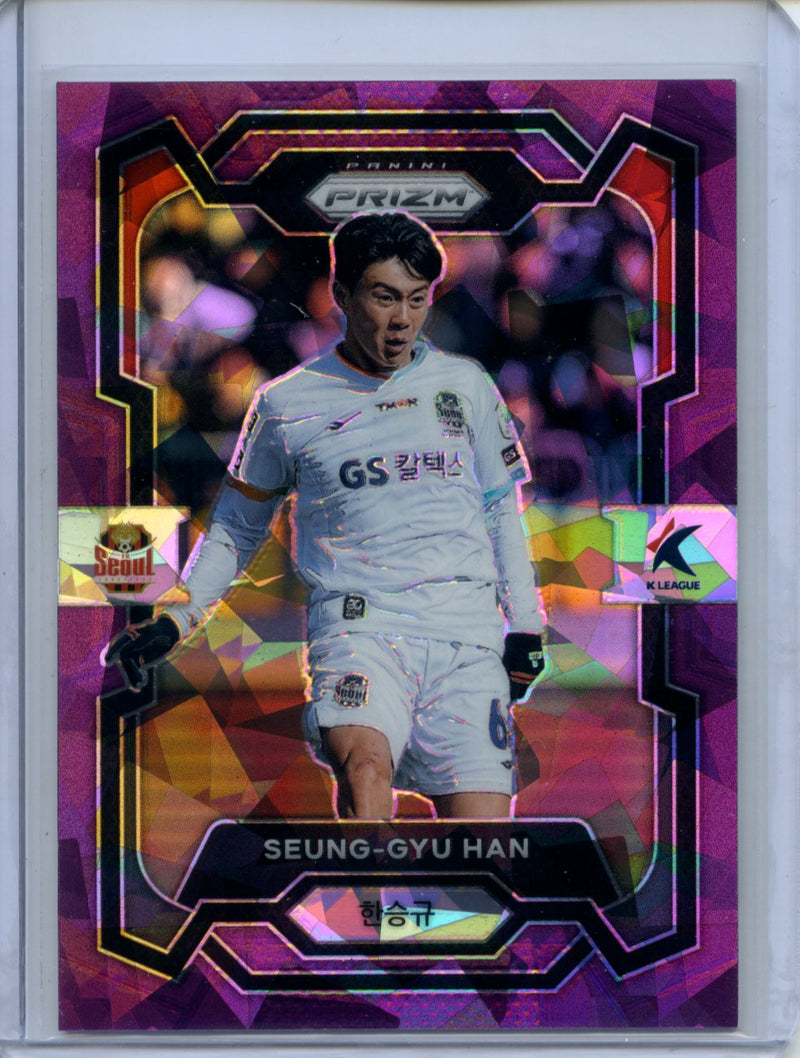 2024 Prizm K-League Soccer Seung-Gyu Han Purple Ice Prizm 32/49