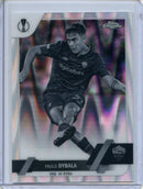 2022-23 Topps Chrome UEFA Paulo Dybala Black & White Ray Wave