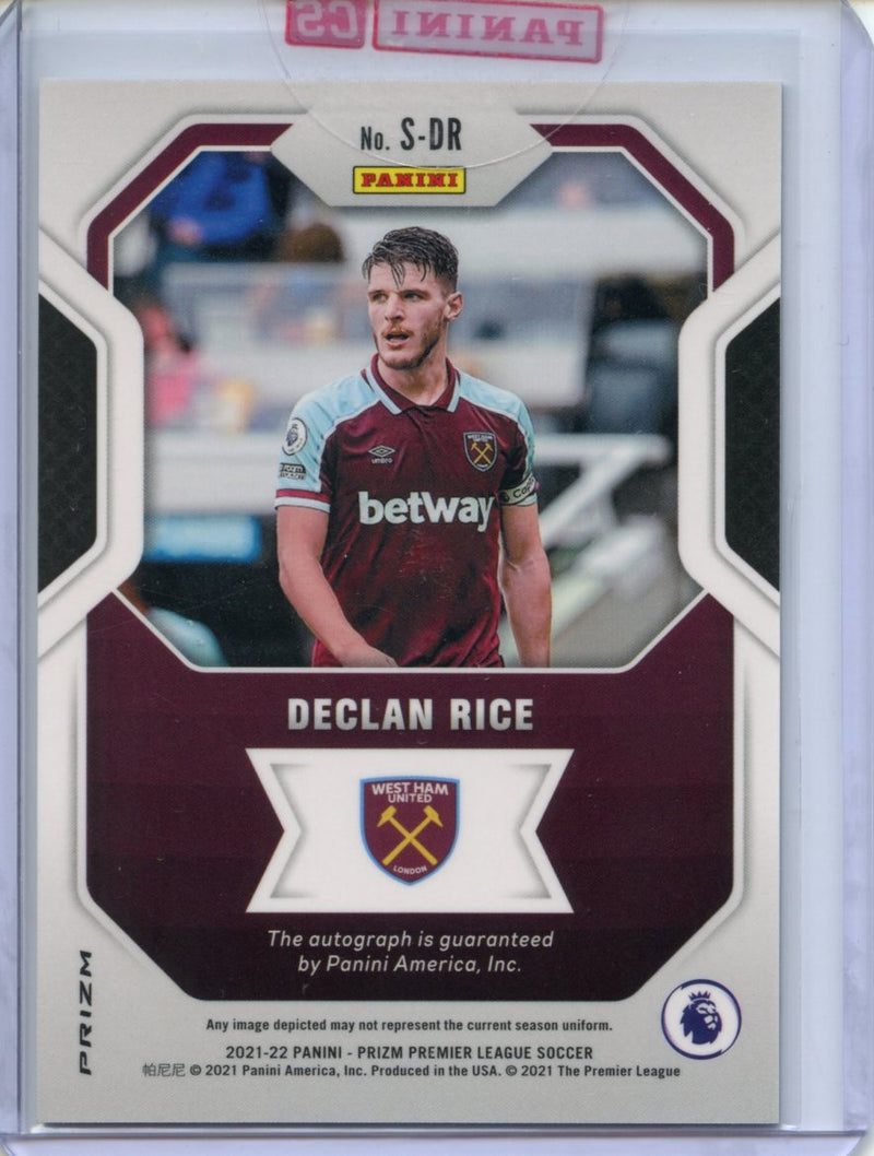 2022-23 Prizm Premier League Declan Rice Signatures Choice