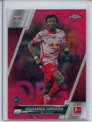 2021-22 Topps Chrome Bundesliga Soccer Mohamed Simakan Magenta Wave 269/399