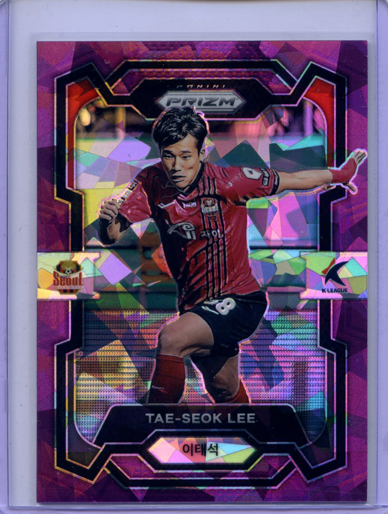 2024 Prizm K-League Soccer Tae-Seok Lee Purple Ice Prizm 1/49