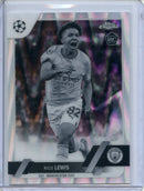 2022-23 Topps Chrome UEFA Rico Lewis Black & White Ray Wave