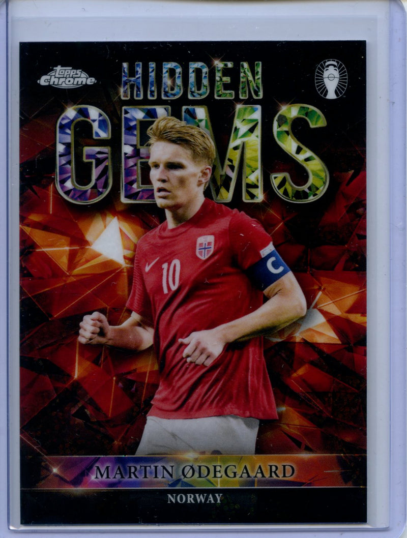 2024 Topps Chrome UEFA Euro Martin Odegaard Hidden Gems