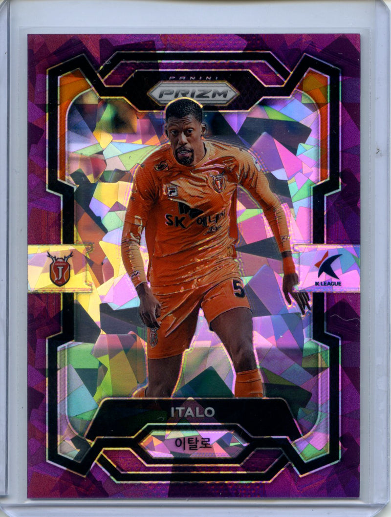 2024 Prizm K-League Soccer Italo Purple Ice Prizm 22/49