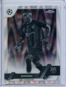 2022-23 Topps Chrome UEFA Raphinha Black & White Ray Wave