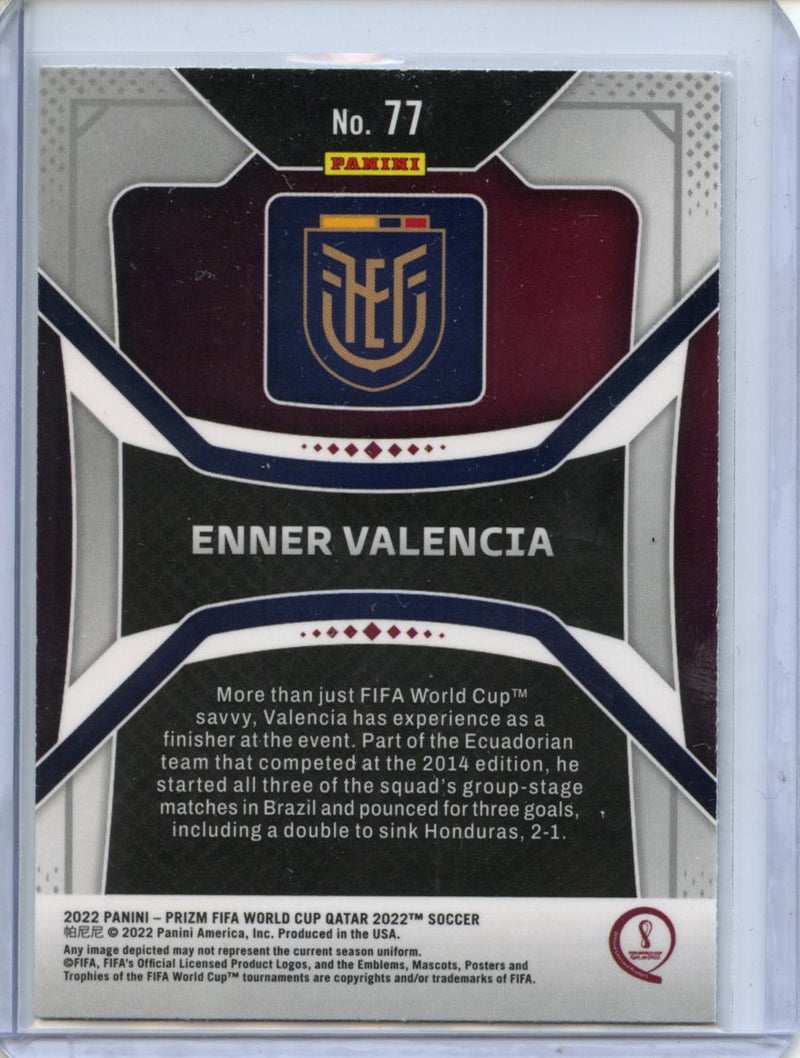 2022 Panini Prizm FIFA World Cup Qatar Enner Valencia