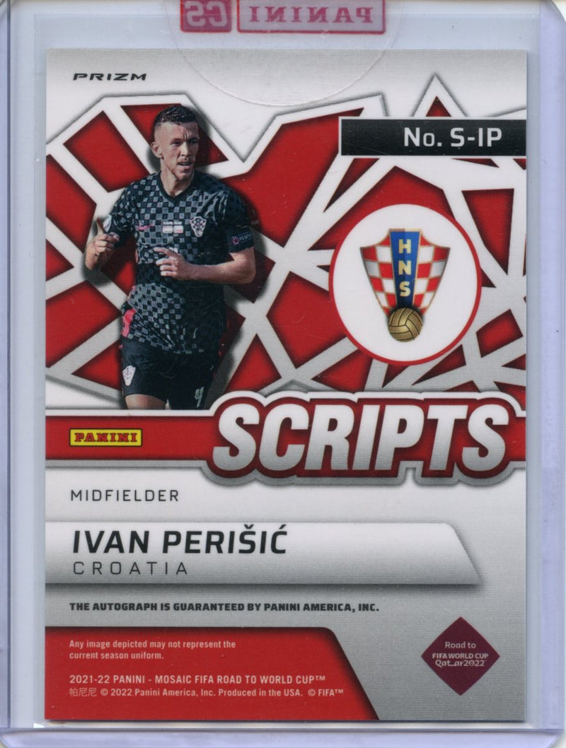 2021-22 Mosaic FIFA Road To World Cup Ivan Perisic Scripts Mosaic