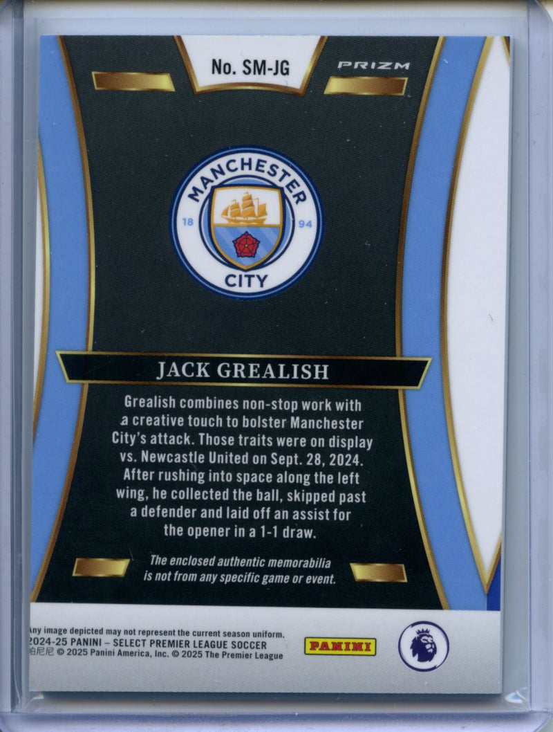 2024-25 Select Premier League Ethan Jack Grealish Select Memorabilia
