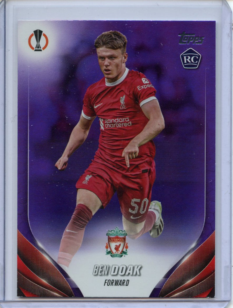 2023-24 Topps UEFA CC Ben Doak Purple Foilboard 145/299