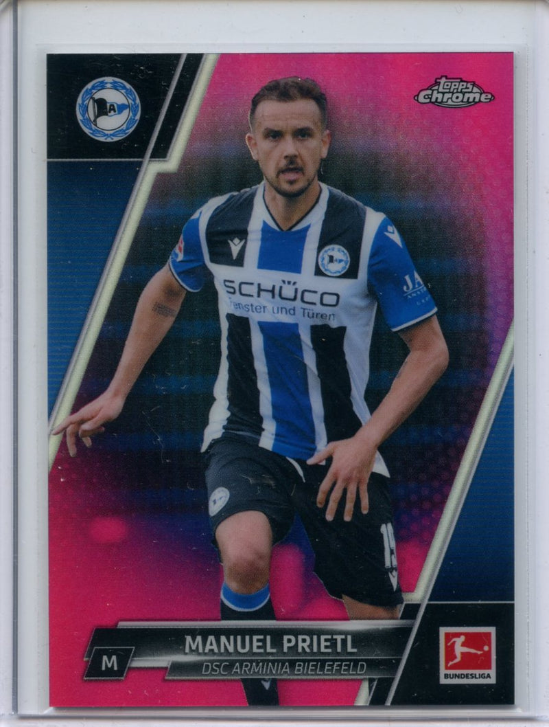 2021-22 Topps Chrome Bundesliga Soccer Manuel Prietl Magenta 341/399