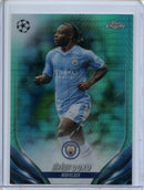 2023-24 Topps Chrome UEFA Jeremy Doku Aqua Prism Refractor
