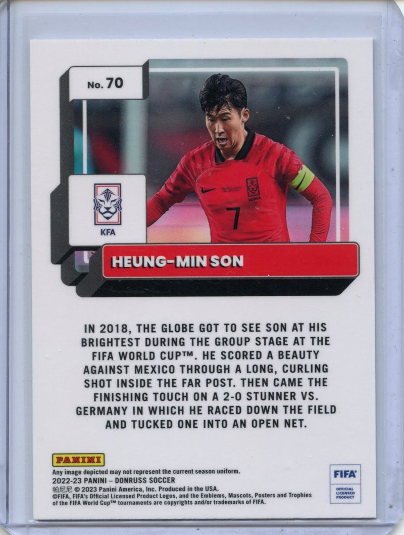 2022-23 Donruss FIFA Heun-Min Son Optic