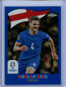 2024 Topps Chrome UEFA Euro Declan Rice 1960 Topps Chrome Blue 130/150