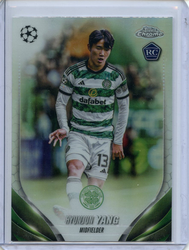 2023-24 Topps Chrome UEFA Hyunjun Yang Refractor