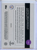 2024-25 Topps Chrome UEFA Club Comps Justin Oboavwoduo Refractor