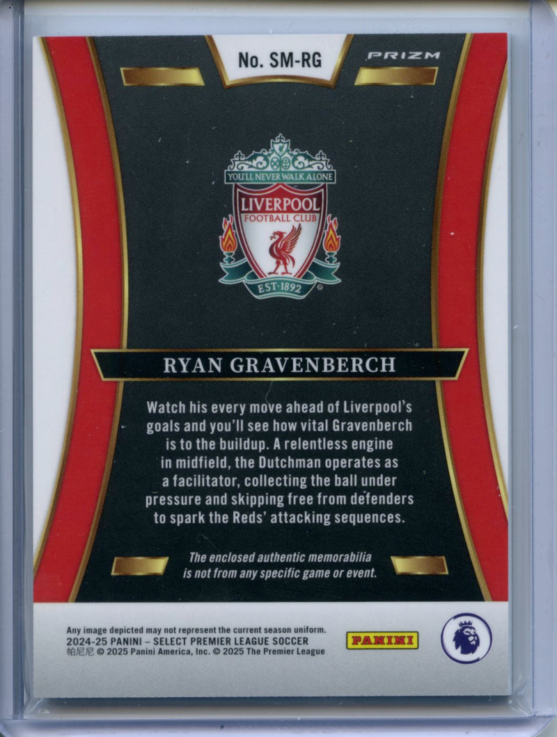 2024-25 Select Premier League Ethan Ryan Gravenberch Select Memorabilia