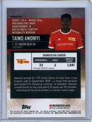 2021-22 Topps Bundesliga Stadium Club Chrome Taiwo Awoniyi Refractor
