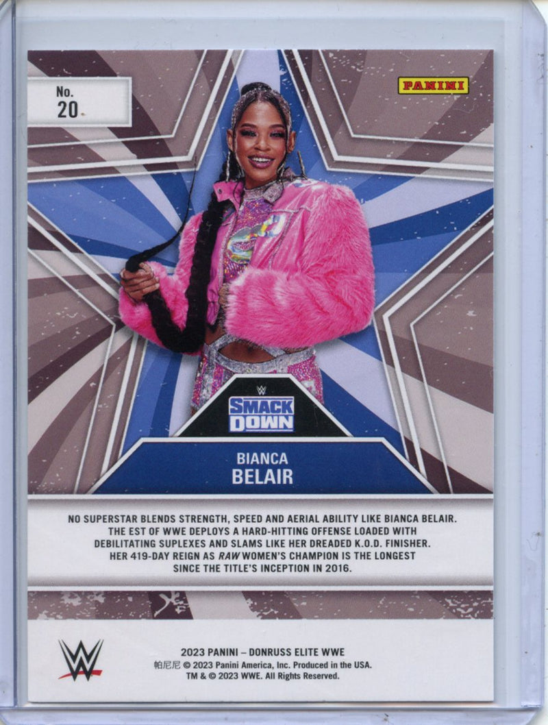 2023 Panini Donruss Elite WWE Bianca Belair Star Status