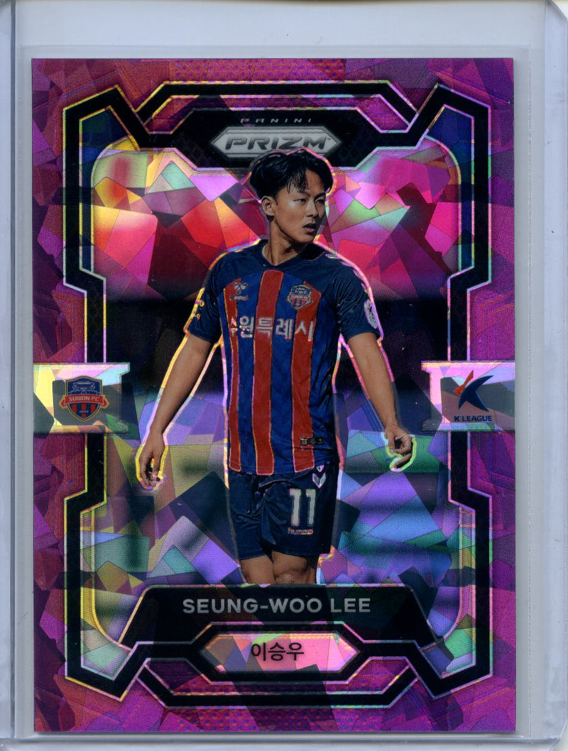 2024 Prizm K-League Soccer Seung-Woo Lee Purple Ice Prizm 47/49