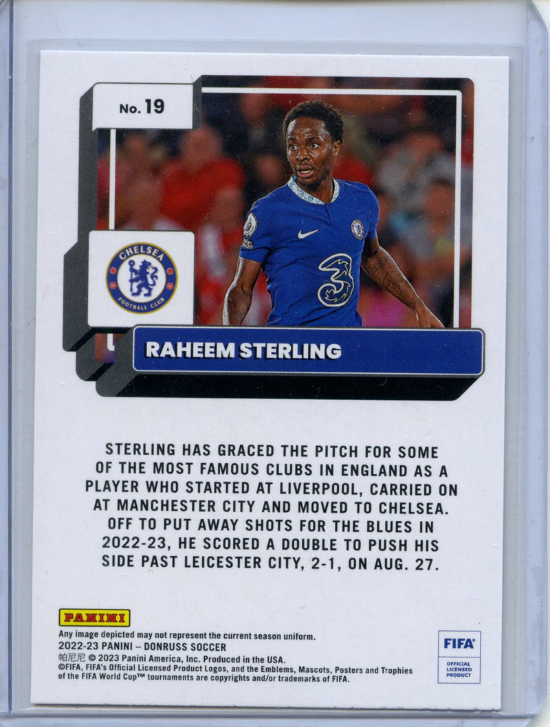 2022-23 Donruss FIFA Raheem Sterling Silver