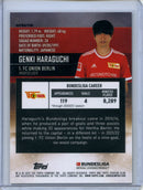 2021-22 Topps Bundesliga Stadium Club Chrome Genki Haraguchi Refractor