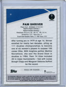 2021 Topps Chrome Tennis Pam Shriver