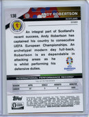 2024 Topps Chrome UEFA Euro Andy Robertson Black Refractor 2/10